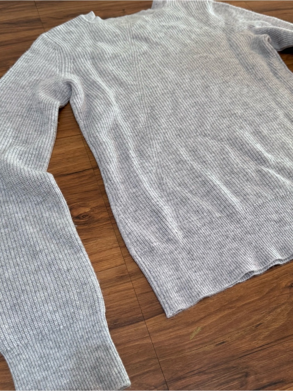 rag & bone Gray Cashmere Crewneck Sweater - Picture 9 of 11
